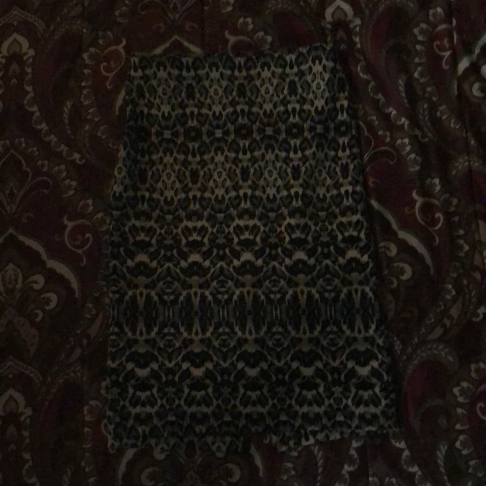 Leopard Skirt knee length